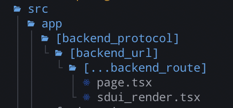 Dynamic routes folder structure